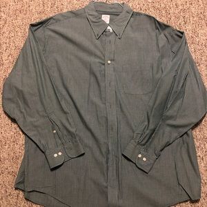 Men’s Brooks Brothers (XXL)  - Green Striped Shirt